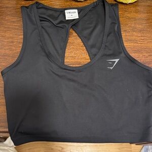Gymshark Black Keyhole Sports Bra